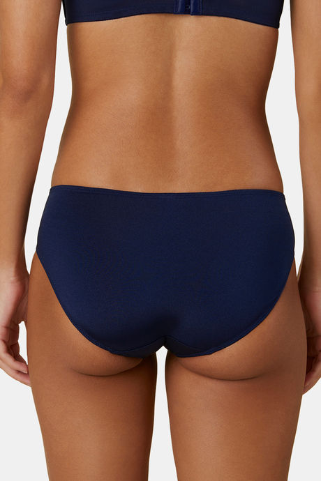 Triumph Medium Rise Full Coverage Hipster Panty - Navy Blue — image 4